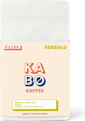 Kabo - Seegold Filterkaffee - 250 g Ganze Bohne - Intensität: 5/6