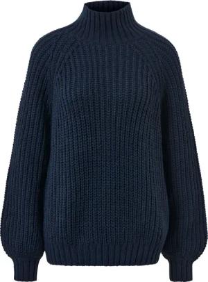 Tchibo - Strickpullover mit Stehkragen - Damen - Gr. L - dunkelblau