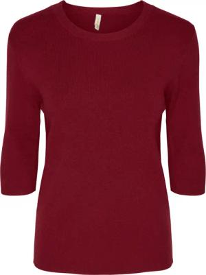 Tchibo - Feinstrickshirt - Damen - Gr. XS - weinrot