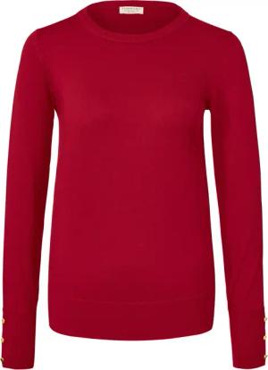 Tchibo - Feinstrickpullover mit Merinowolle - Damen - Gr. S - rot