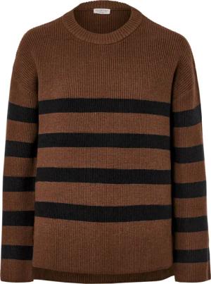 Tchibo - Gestreifter Strickpullover - Damen - Gr. S - schwarz/gestreift