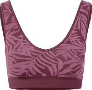Tchibo - Seamless-Sport-Bustier - Damen - Gr. L - pflaume/jacquard
