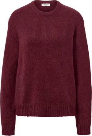 Tchibo - Grobstrickpullover mit Wolle - Damen - Gr. M - bordeaux