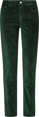 Tchibo - Samthose - Damen - Gr. 36 - dunkelgrün