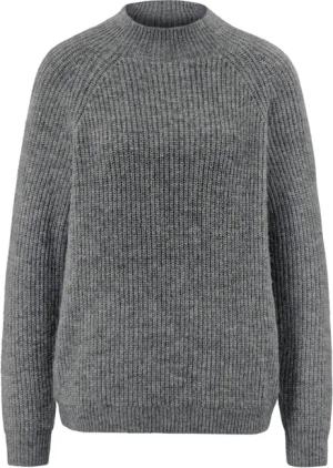 Tchibo - Grobstrickpullover mit Stehkragen - Damen - Gr. XL - grau