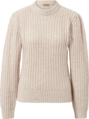 Tchibo - Grobstrick-Pullover mit Wolle - Damen - Gr. S - weiß