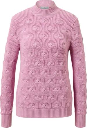 Tchibo - Pullover mit Zopfmuster - Damen - Gr. L - lila