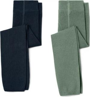 Tchibo - 2 Kinder-Strickleggings - Herren - Gr. 122/128 - dunkelblau/jacquard