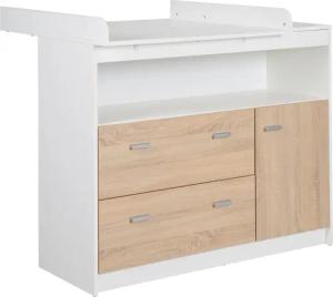 roba Wickelkommode »Gabriella« - 117x75x98,5cm - braun - Holz / Kunststoff