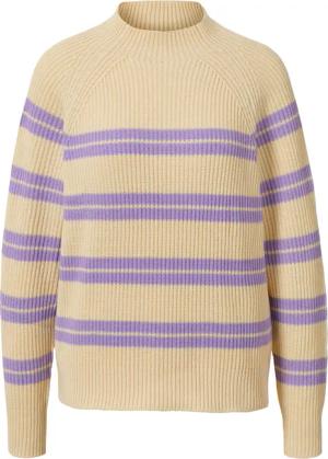 Tchibo - Gestreifter Strickpullover - Damen - Gr. XL - lila/gestreift