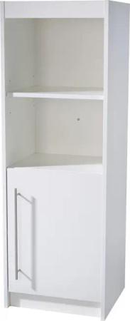 roba Standregal »Maren« - 43,5x38,5x125,5cm - weiß - Holz / Metall