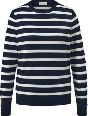 Tchibo - Gestreifter Feinstrickpullover - Damen - Gr. XL - dunkelblau/gestreift