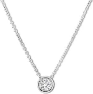 Tchibo - 585 Weißgold Collier, Diamanthänger