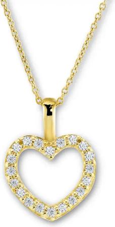 Tchibo - 585 Gold Kette - weiß