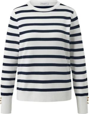 Tchibo - Gestreifter Feinstrickpullover - Damen - Gr. XXL - dunkelblau/gestreift