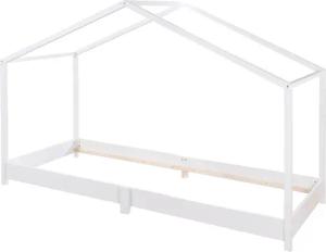 roba Hausbett ca. 90 x 200 cm - 99,5x207x134cm - weiß - Holz