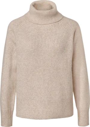 Tchibo - Grobstrickpullover mit Rollkragen - Damen - Gr. M - beige