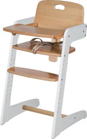 roba Treppenhochstuhl »Kid Up« - 45x54x87cm - weiß - Buchenholz