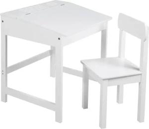 roba Schulpult mit Stuhl - 55x49x58cm - weiß - Holz