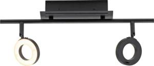 Paul Neuhaus LED-Deckenleuchte »Sileda« - 50,5x18x19cm - schwarz - Aluminium / Eisen / Kunststoff