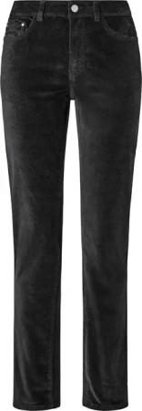 Tchibo - Samthose - Damen - Gr. 42 - schwarz