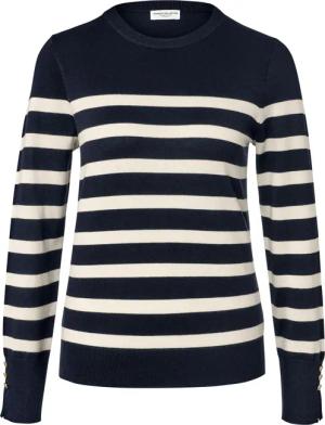 Tchibo - Gestreifter Feinstrickpullover - Damen - Gr. XL - dunkelblau/gestreift