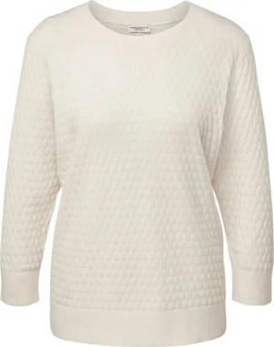 Tchibo - Strickpullover mit Struktur - Damen - Gr. S - creme