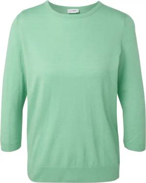 Tchibo - Feinstrickpullover mit Seide - Damen - Gr. XL - hellgrün