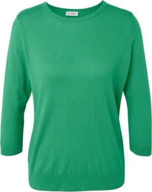Tchibo - Feinstrickpullover mit Seide - Damen - Gr. XL - grün