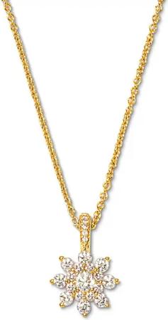 Tchibo - 585 Gold-Kette mit 22 Brillanten - gold