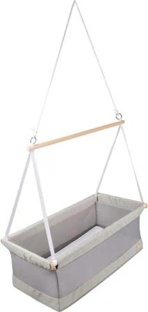 roba Hängebettchen »safe asleep« - 48,5x91,5x35cm - grau - Holz