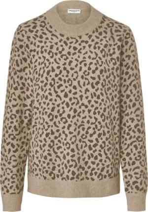 Tchibo - Bedruckter Strickpullover - Damen - Gr. L - beige/print