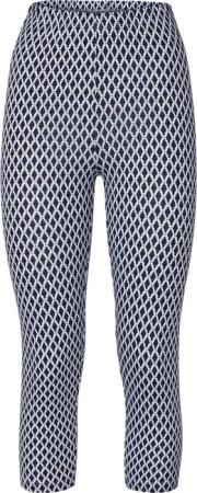 Tchibo - Bedruckte 3/4-Leggings - Damen - Gr. S - dunkelblau/print