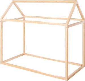 roba Hausbett - 77x146x134cm - braun - Holz