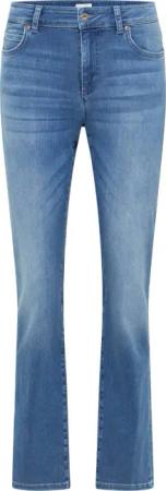 Mustang Damen Jeans Style Crosby Relaxed Straight blau mittel