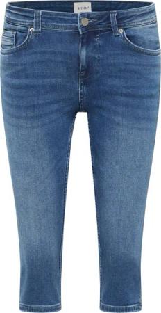 Mustang Damen Jeans-Capri Style Jasmin Capri hellblau
