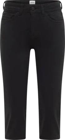 Mustang Damen Jeans-Capri Style Jasmin Capri schwarz