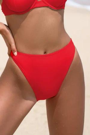 Rotes Bikini-Unterteil