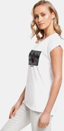 Mister Tee Ladies Passion Rose Extended Shoulder