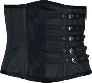 Gothicana by EMP - Gothic Unterbrustkorsage - S bis XXL - für Damen - Größe M - schwarz