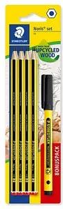 STAEDTLER Noris® Bleistifte HB schwarz/gelb, 1 Set