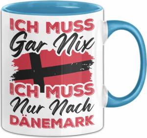 Trendation Tasse Dänemark Tasse Geschenk Ich