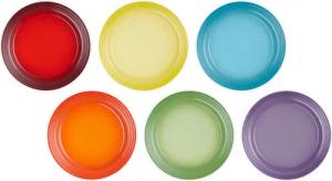 LE CREUSET Frühstücksteller Regenbogen Frühstücksteller 22cm
