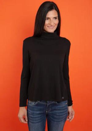 Seidel Moden Langarmshirt mit Logo Patch,