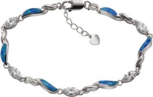 Vivance Armband 925/- Sterling Silber synth.