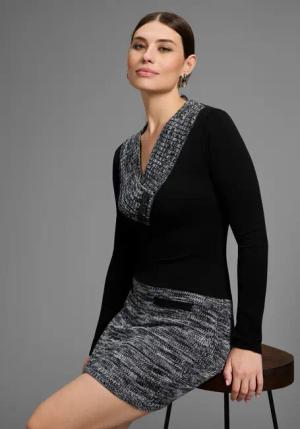 Melrose Strickkleid eleganter Anlass, kurzes Kleid,