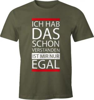 MoonWorks Print-Shirt Herren T-Shirt - Ich