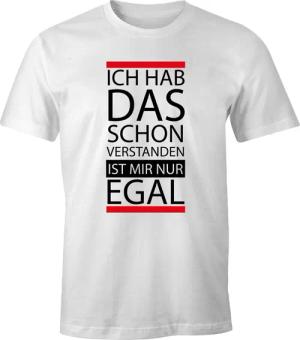 MoonWorks Print-Shirt Herren T-Shirt - Ich