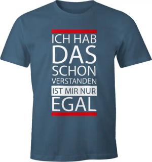 MoonWorks Print-Shirt Herren T-Shirt - Ich