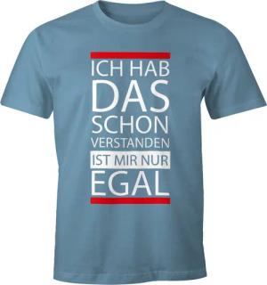 MoonWorks Print-Shirt Herren T-Shirt - Ich